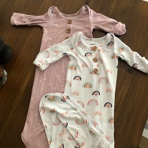 Caden lane knot gowns -set of two